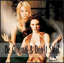 Be original and don't steal banner
